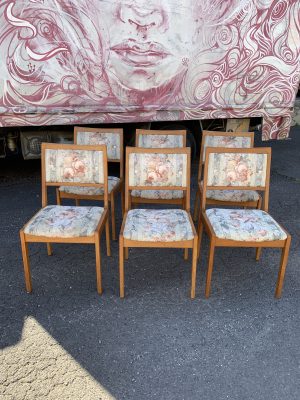 Vintage Parker Set of Six Dining Chairs