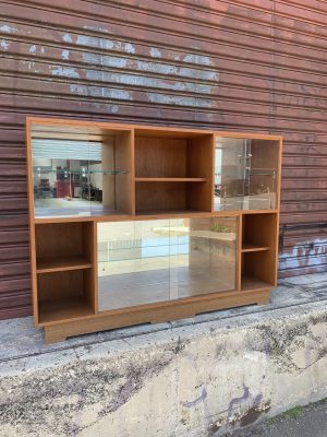 Retro Teak MCM Display Wall Unit, Entertainment Unit