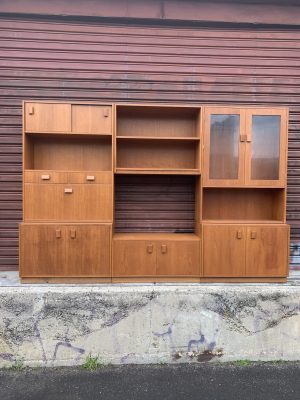 Vintage John Grimes Teak Wall Unit, Display Cabinet