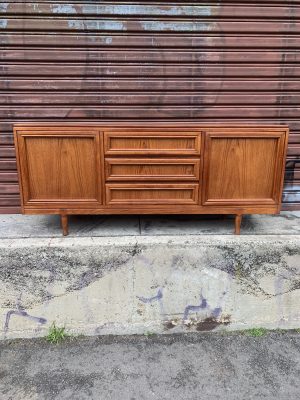 Vintage MCM Teak Alpha Buffet, Sideboard, Entertainment Unit