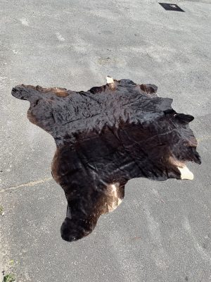 Large Dark Brown Cowhide