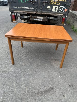 Vintage MCM Teak  Extendable Dining Table