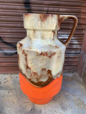 Large West German Lava Vase